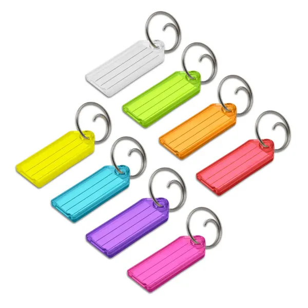 ID TAG W/TANG  ASSORTED  50/PK