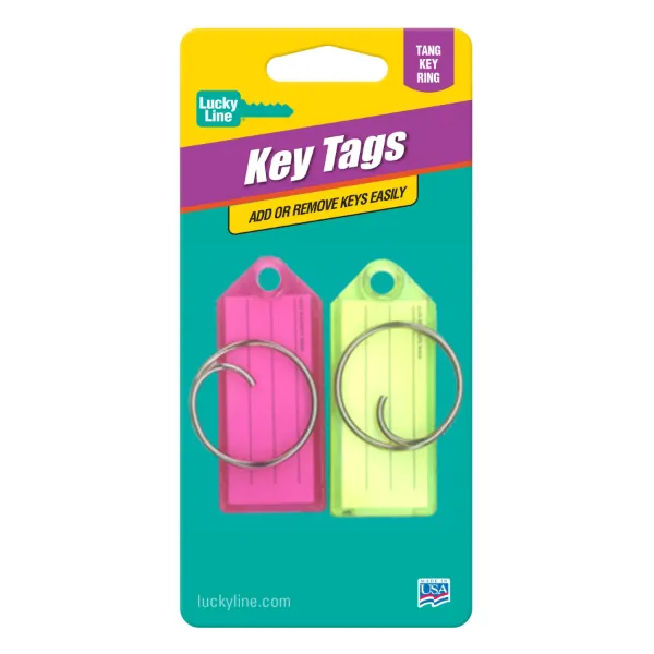 ID TAG W/TANG  ASSORTED  2/CD