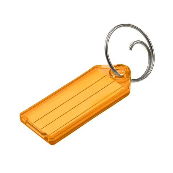 ID TAG W/TANG  ORANGE  100/BX
