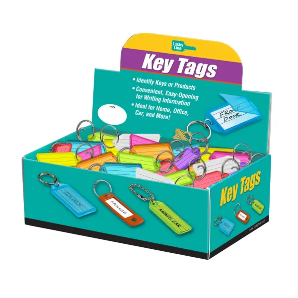ID TAG W/TANG  ASST. 100/BX