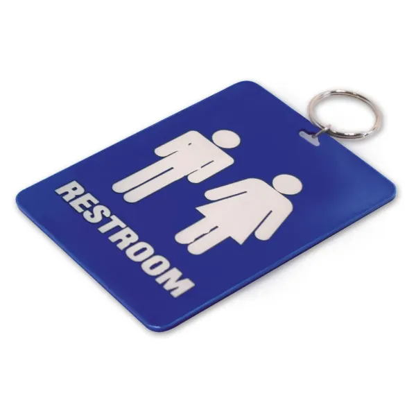 WM&MN RESTRM TAG W/RING  10/PK