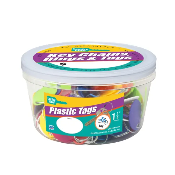 LABEL-IT TAG W/RNG  ASST  100/JR