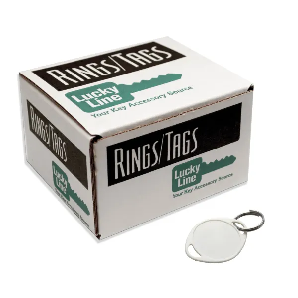 2-HOLE LABEL-IT TAG  WHT  100/BX