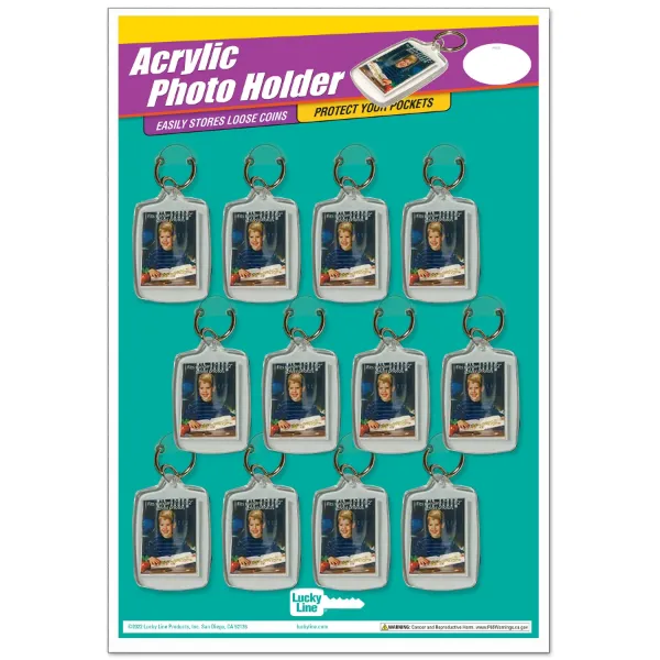 ACRYLIC PHOTO KEY HOLDER  12ea/CD
