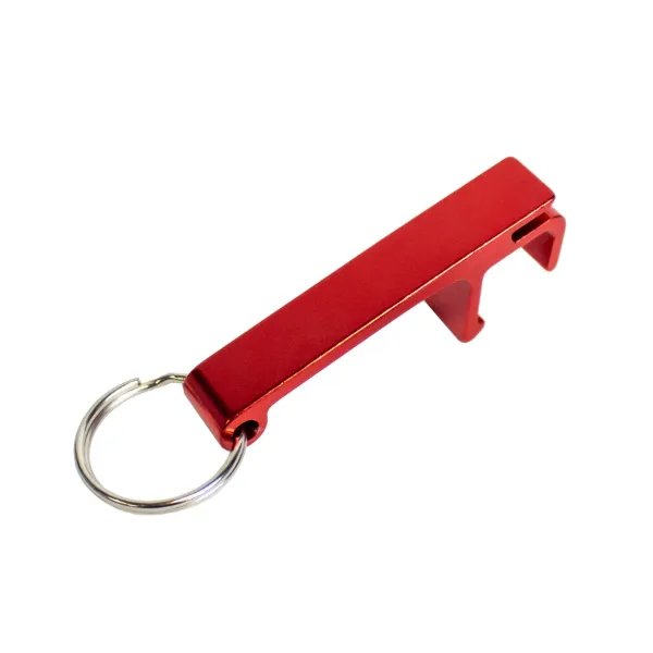 BOTTLE OPENR W/RNG  RED  20/PK