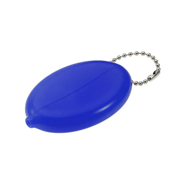 PLAS COIN HLDR W/BC  BLUE  10/PK