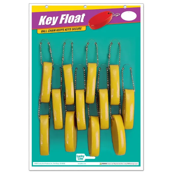 YELLOW KEY FLOAT W/B CHN  12ea/CD