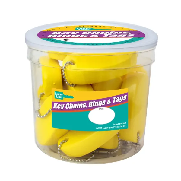 YELLOW KEY FLOAT W/B CHN  25/JR
