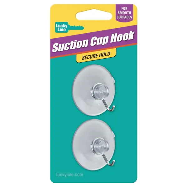 SUCTION CUP W/HOOK 2/CD