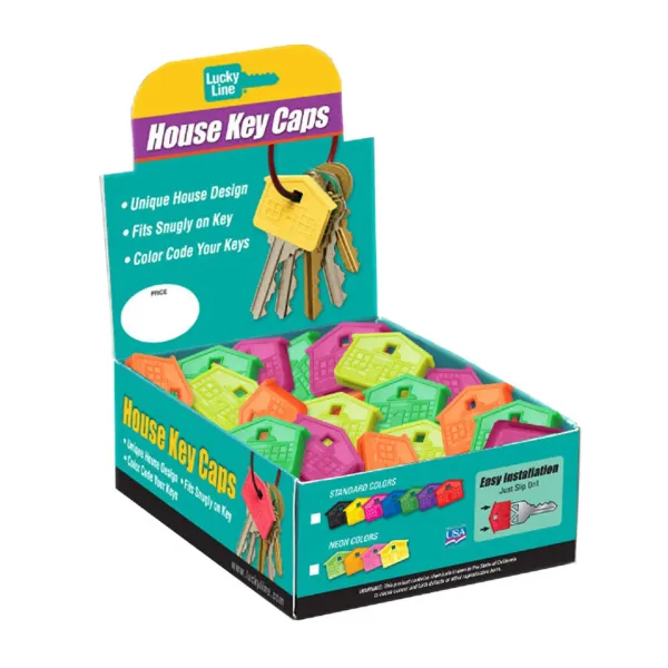 HOUSE KEY CAPS  NEON  100/BX