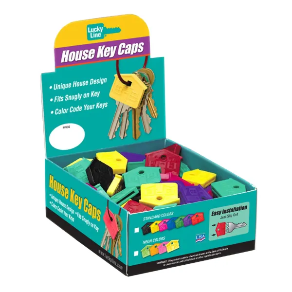 HOUSE KEY CAPS  ASST  100/BX