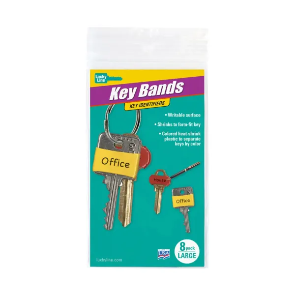 KEY BANDS LARGE 8/PK