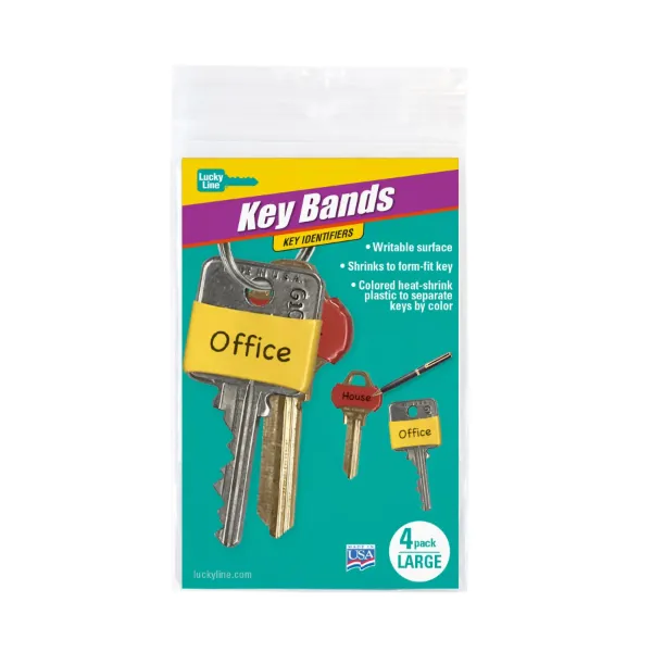 KEY BANDS LARGE 4/PK