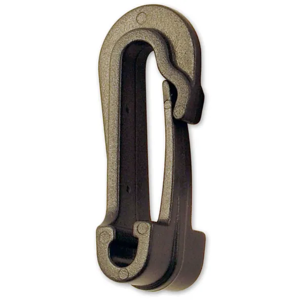 1-7/8  PLASTIC ROPE SNAP  BLACK
