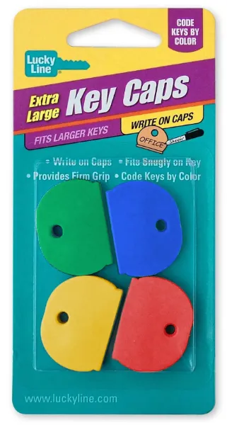 EXTRA LARGE KEY CAPS  ASST  4/CD