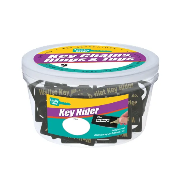 WALLET KEY HIDER  BLACK  25/JR