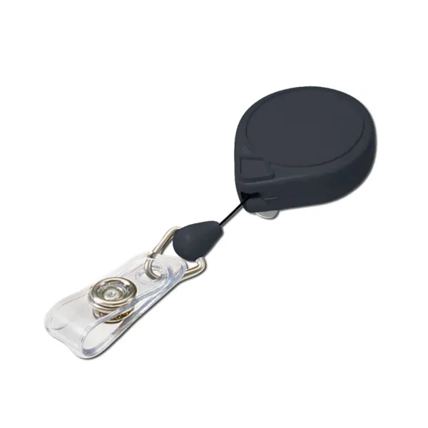 MINI-BAK BADGE HLDR  GRAY  10/PK