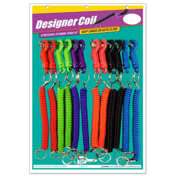 DESIGNER KEY COIL  ASST  12ea/CD