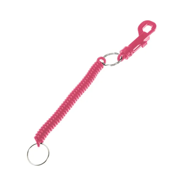 DESIGNER KEY COIL   NEON PINK  10/PK