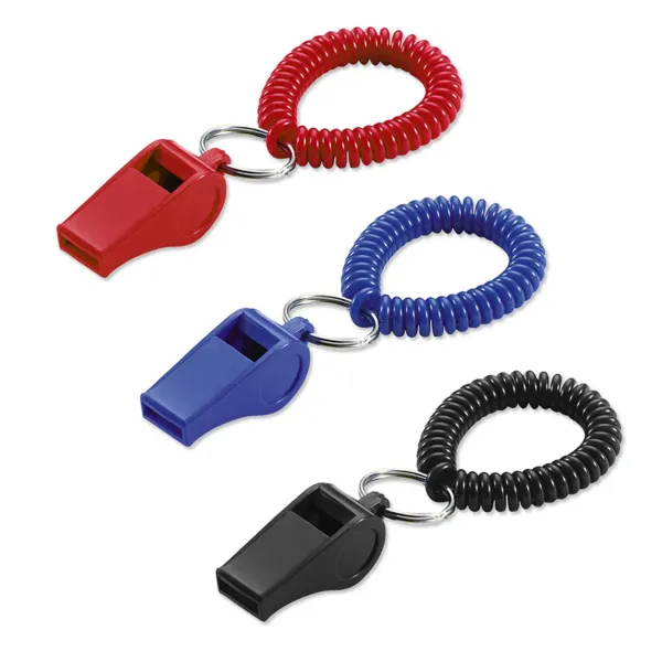 WRIST COIL W/WHISTLE  ASST  3/BAG