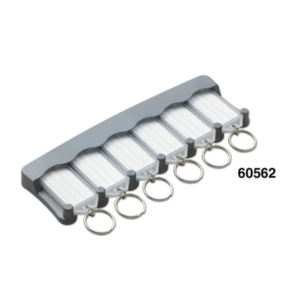 6 KEY TAG RACK  GRAY  1/CD