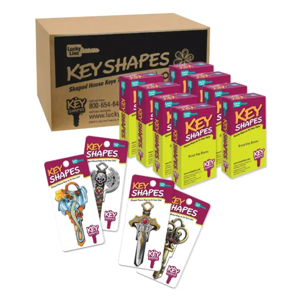 MEDIEVAL KEY SHAPES  8 SKUS 40 PCS