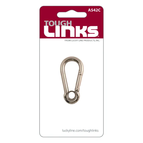 2  SS INTERLOCKING SNAP W/EYE