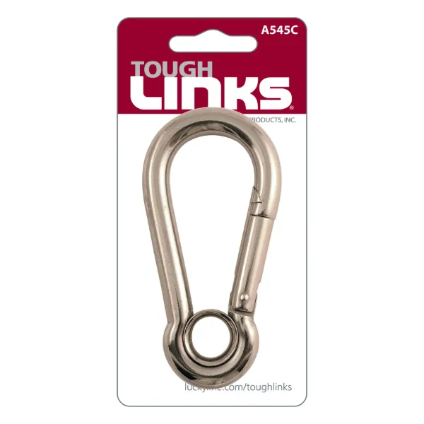 4  SS INTERLOCKING SNAP W/EYE