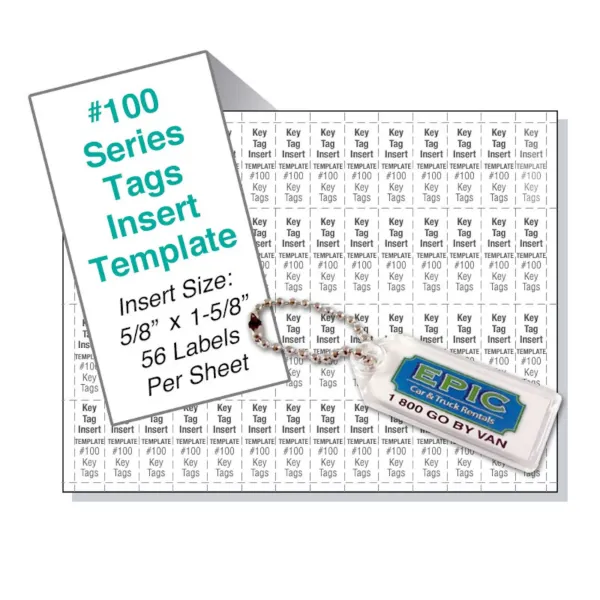 100 BLANK INSERT  PERF  25/SH PRICE PER SHEET