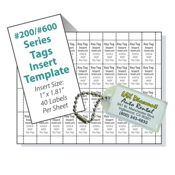 200 CUSTOM INSERT  CUT PRICE PER INSERT