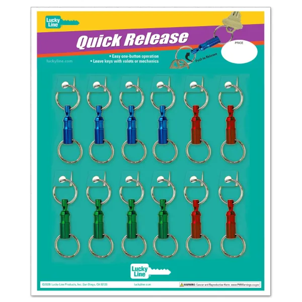 COLOR QUICK RELEASE  ALUM  12ea/CD