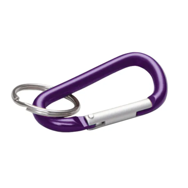 ALUM CARABINER  PUR6 UPC LABEL