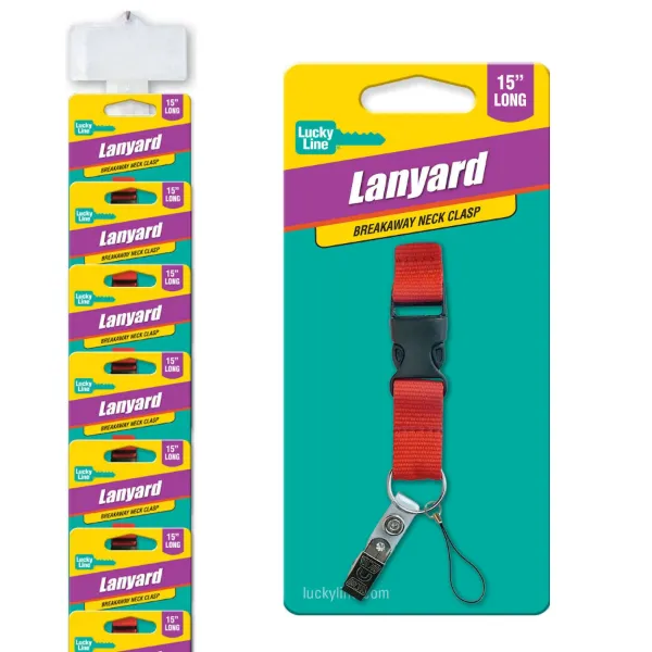 FLAT LANYARD  ASST  12/ST