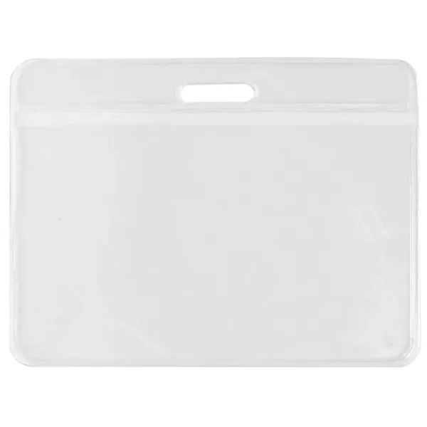 3.81” x 2.87" HORIZONTAL ID PVC BADGE HOLDER