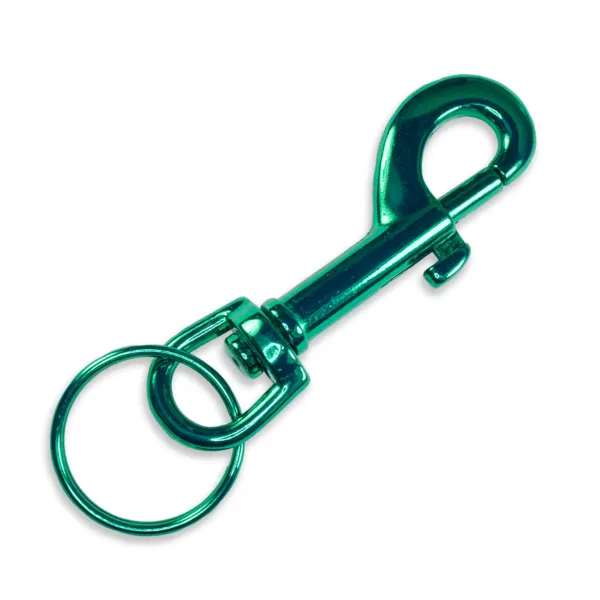SNAP HOOK   GREEN   W 1/2  EYE