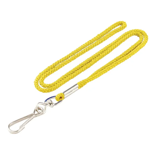 LANYARD WITH CLAMP   YELLOW
