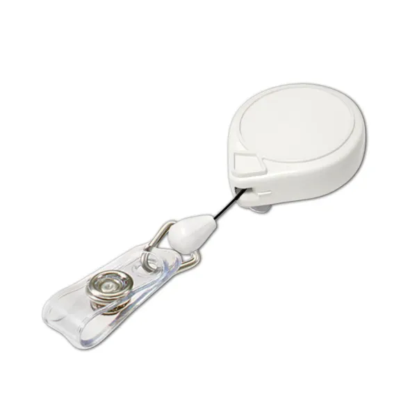 MINI KEY-BAK  CLIP-BDG HLDR WHT