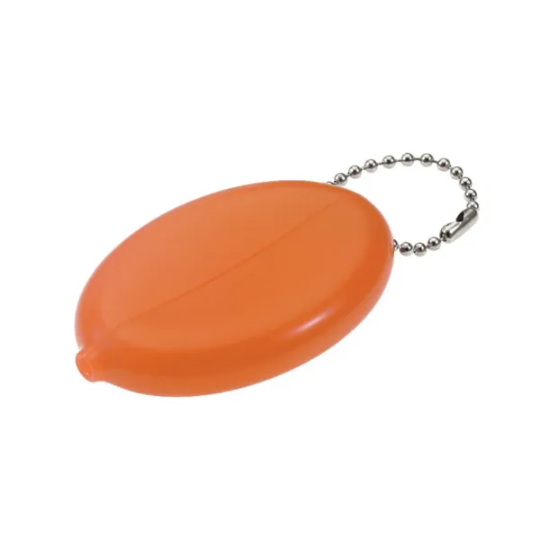 COIN HOLDER  NEON ORANG W/CHAIN