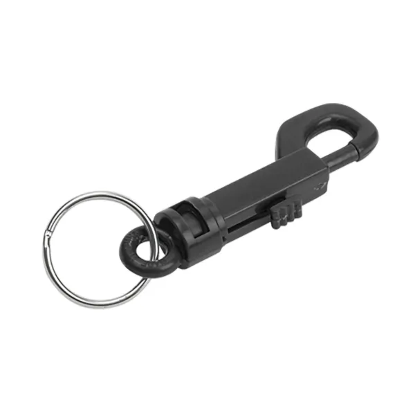PLASTIC KEY CLIP   BLACK