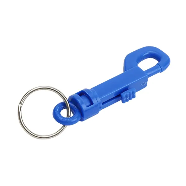 PLASTIC KEY CLIP   BLUE