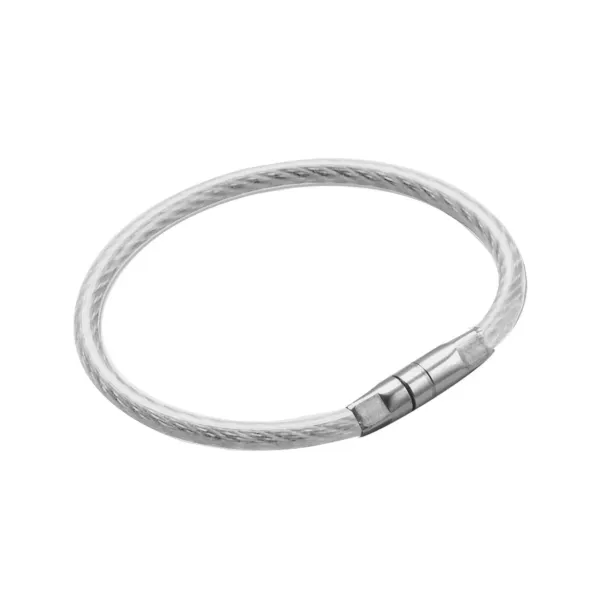 4-1/4 LOCKING CABLE RING  CLEAR