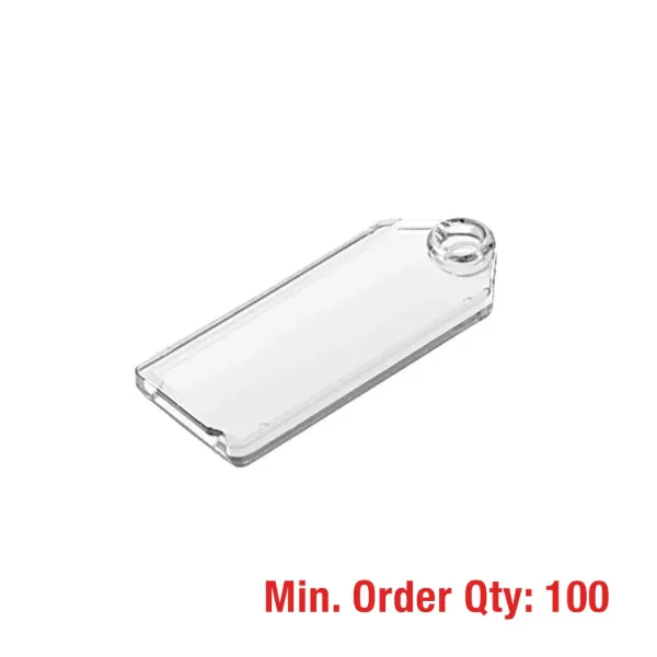100 ID TAG ONLY  RESIN  CLEAR