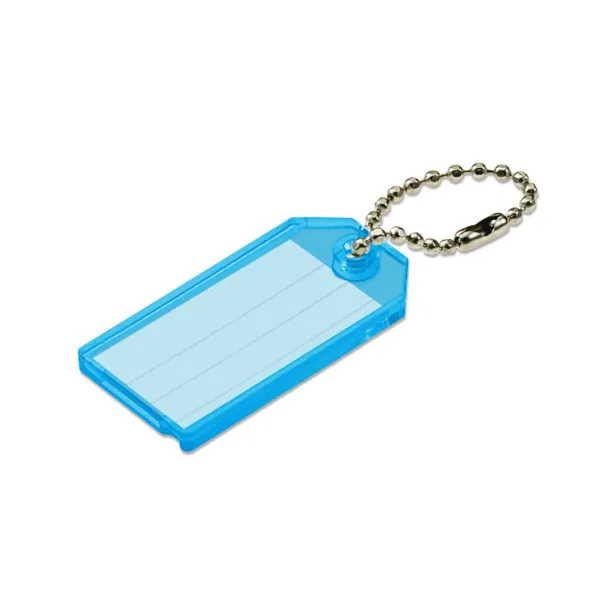 ID TAG W/BALL CHAIN  K BLUE