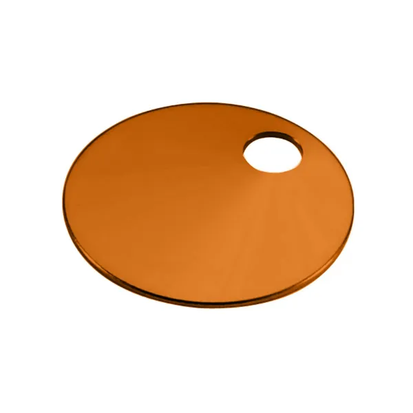 1-1/2  ALUMINUM TAG  ORANGE