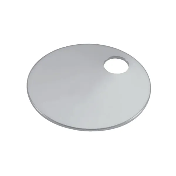 1-1/2  ALUMINUM TAG  SILVER