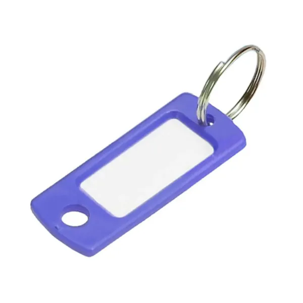 ID TAG W/RING  DARK PURPLE