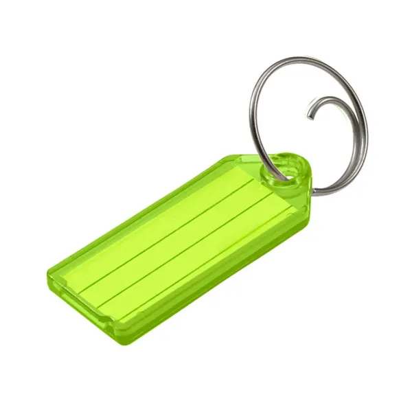 ID TAG W/TANG RING  GREEN