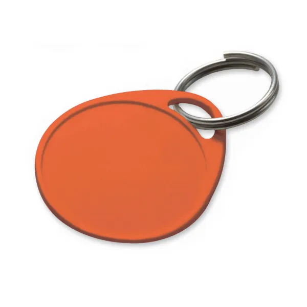 ROUND  LABEL-IT TAG  MELON  W/RNG