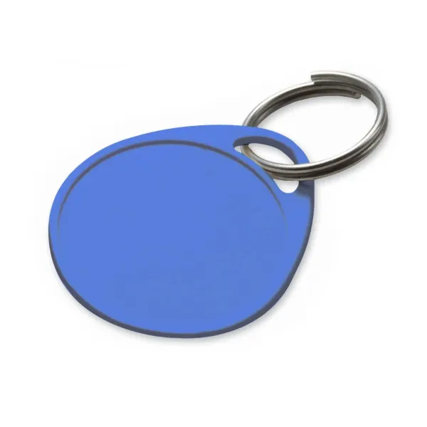 ROUND  LABEL-IT TAG  BLUE  W/RING