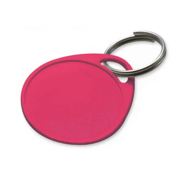 ROUND  LBL-IT TAG  MAGENTA  W/RNG